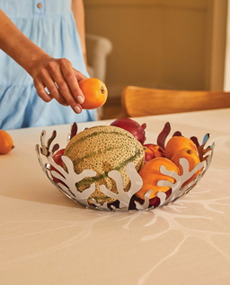 Kosz na owoce polerowany 21 cm - Image #1