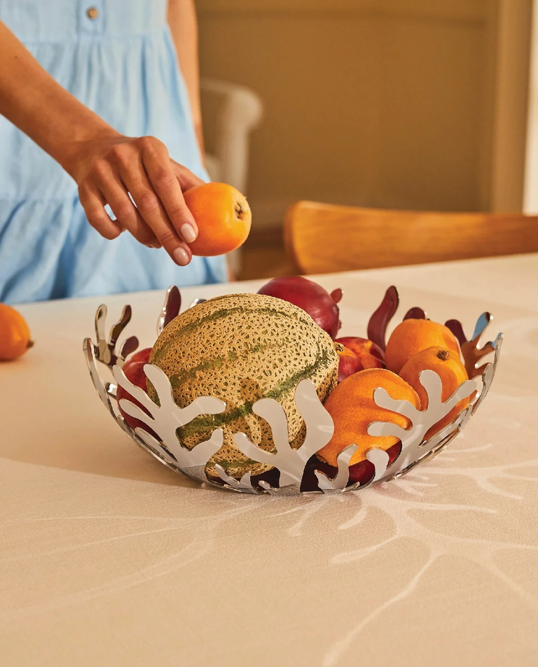 Kosz na owoce polerowany 21 cm