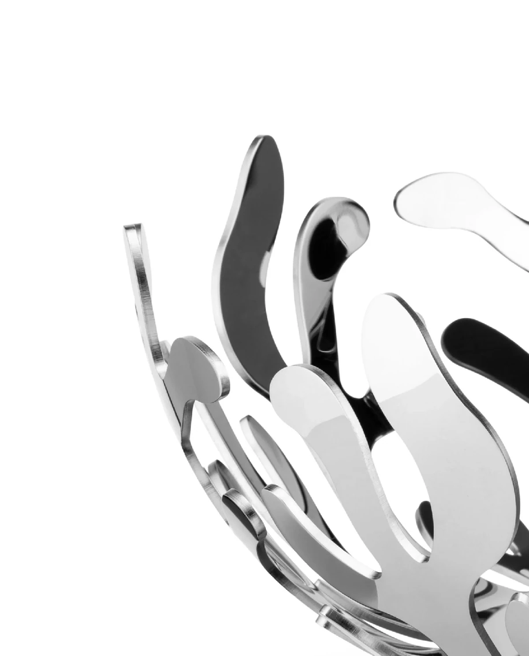 Kosz na owoce polerowany 21 cm - Image #3