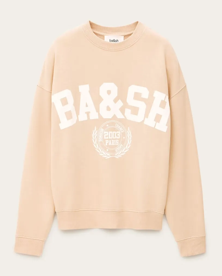 Różowa bluza z logo Benjamin - Image #2