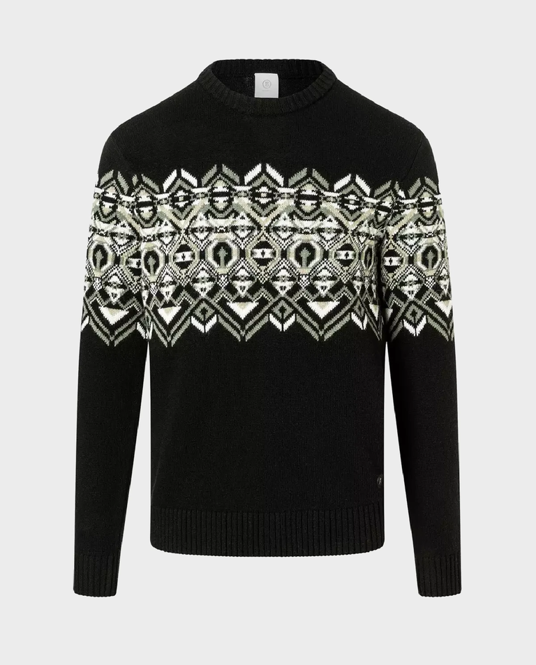 Czarno-biały sweter Luci