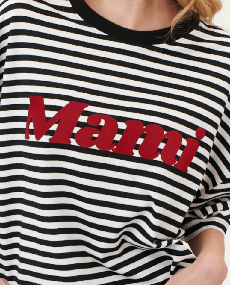 T-shirt Mami w paski