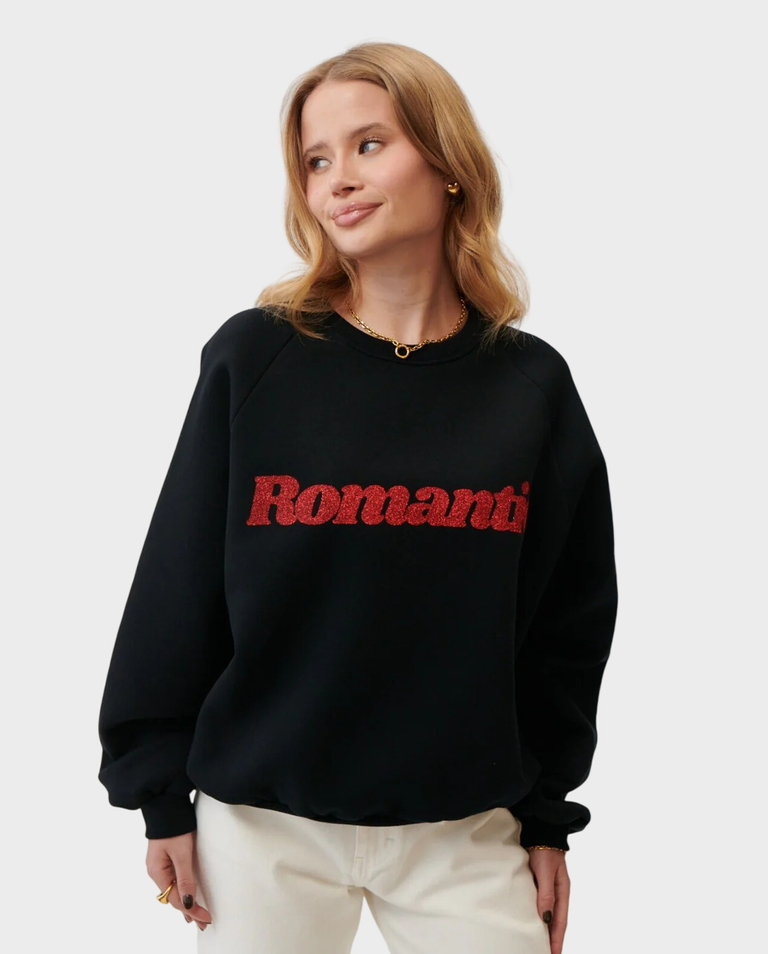 Czarna bluza Romantic