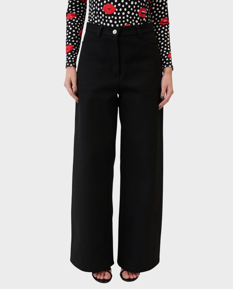 Czarne spodnie jeansowe Nocturne