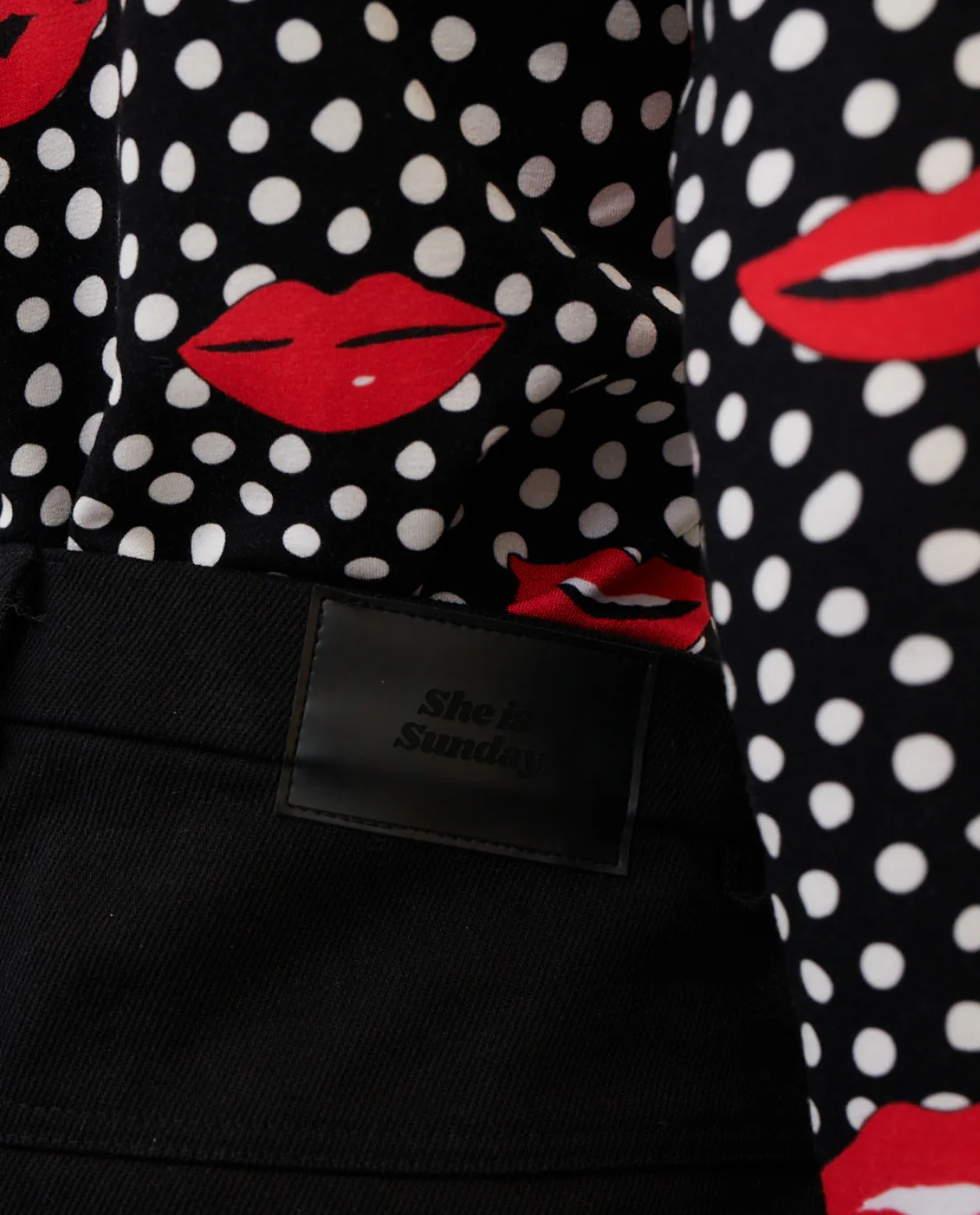 Czarne spodnie jeansowe Nocturne - Image #1