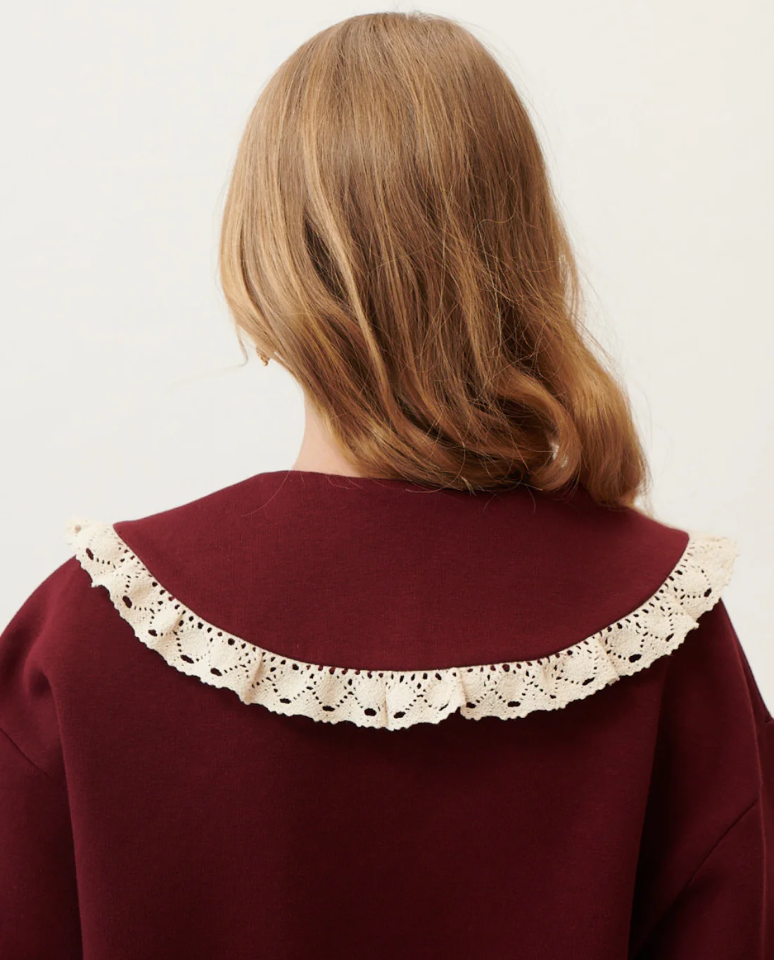 Bordowy kardigan Noelle - Image #6