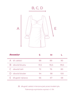 Czarna sukienka mini Muse - Image #4