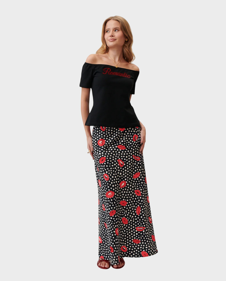 Spódnica maxi Hollywood Lips