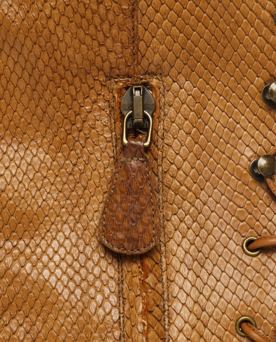 Brązowe kozaki na szpilce - Image #5