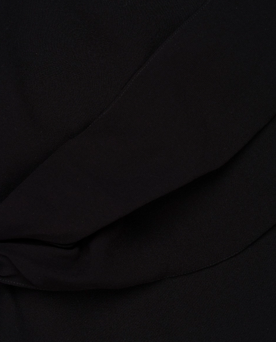 Czarna jedwabna spódniczka mini - Image #3