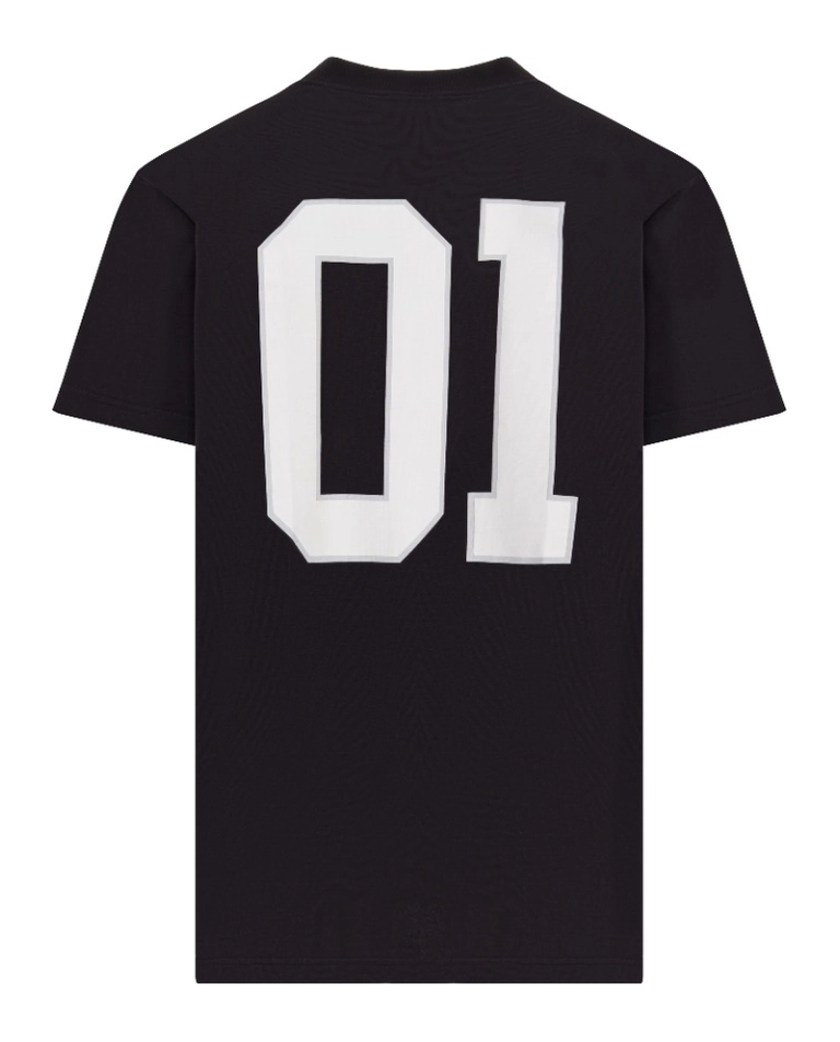 Czarny t-shirt Balenciaga Basketball Series 01