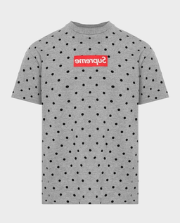Szary t-shirt z groszki Supreme x COMME des GARÇONS - Image #0