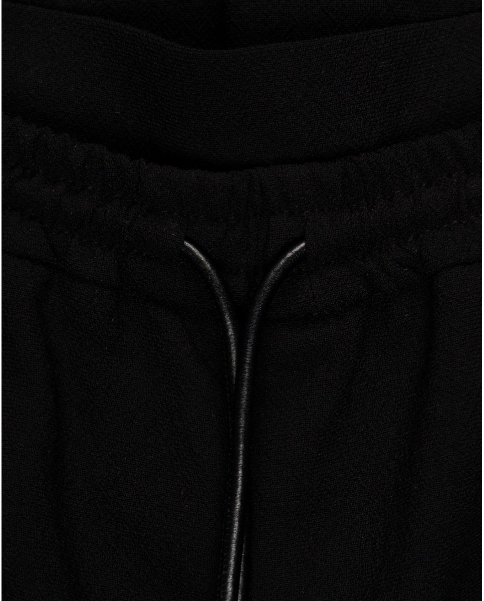 Czarne spodnie z żorżety - Image #3