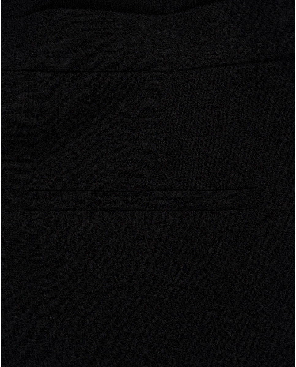 Czarne spodnie z żorżety - Image #4