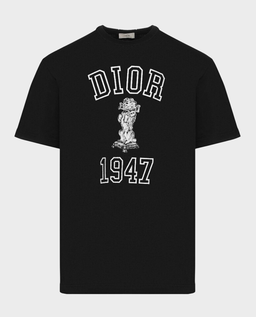 Czarny t-shirt Dior Bobby Dog 1947 - Image #0