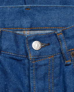 Niebieskie spodnie jeasnowe Agueli - Image #2