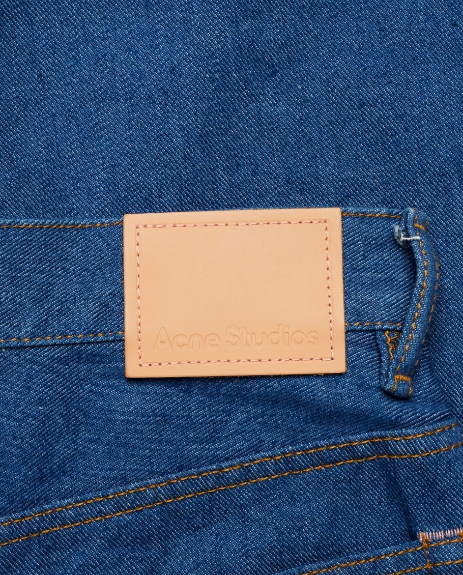 Niebieskie spodnie jeasnowe Agueli - Image #3