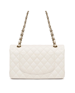 Biała torebka Classic Double Flap Caviar - Image #1