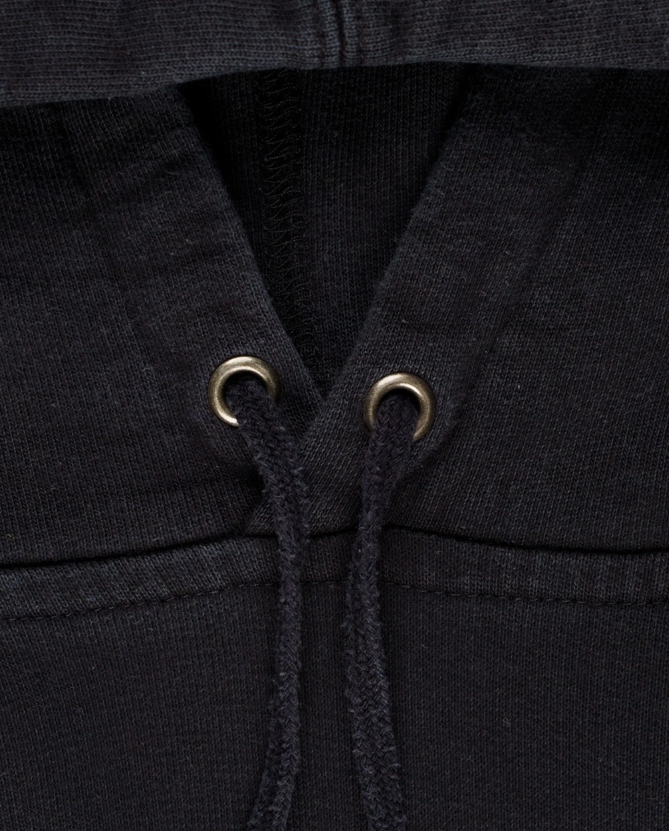 Czarna bluza z kapturem 