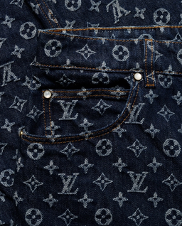 Żakardowe jeansy w monogram - Image #2