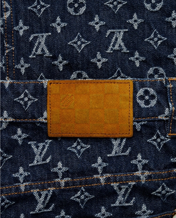 Żakardowe jeansy w monogram - Image #4