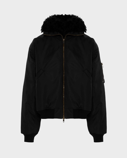 Czarna kurtka typu bomber - Image #0