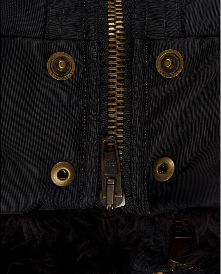 Czarna kurtka typu bomber - Image #2