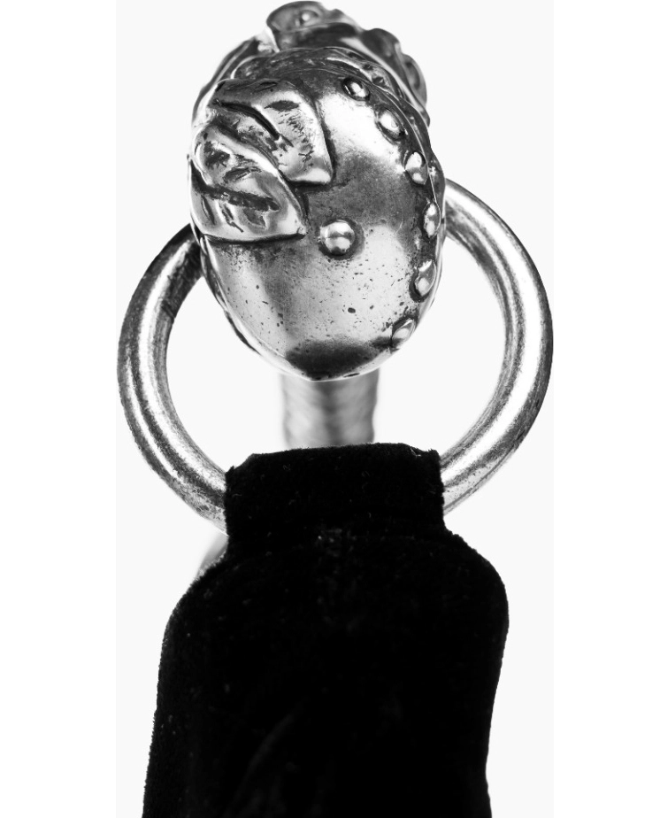 Czarna welurowa torebka Rive Gauche Mombasa - Image #3