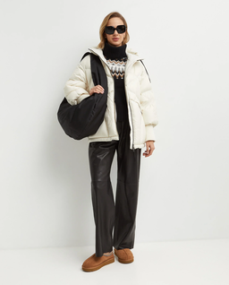 Beżowa kurtka puchowa Sheryl - Image #2