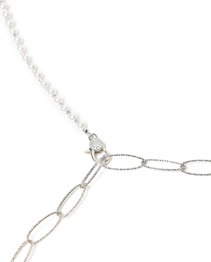 Naszyjnik z białych pereł