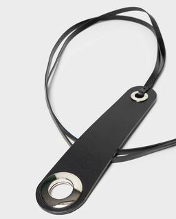 Czarny skórzany pasek - Image #1