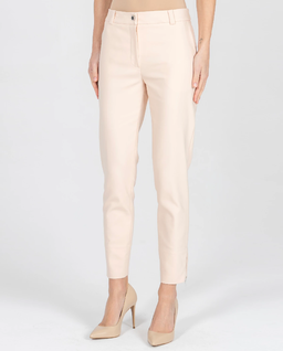 Różowo-beżowe wąskie spodnie - Image #0