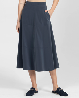 Granatowa spódnica midi - Image #0