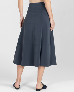 Granatowa spódnica midi - Image #2