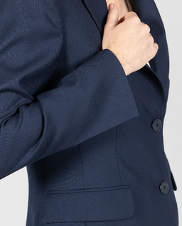 Granatowy jednorzędowy żakiet - Image #5