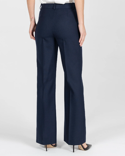 Granatowe wełniane spodnie - Image #3