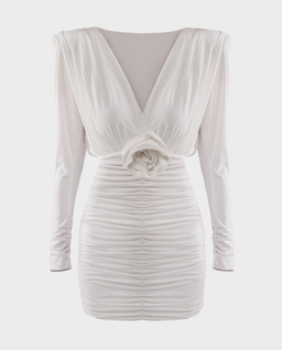 Sukienka w kolorze ecru Pad Pad - Image #5