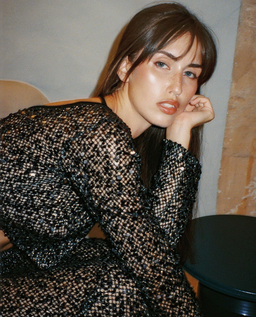 Czarny cekinowy set Laguna - Image #2