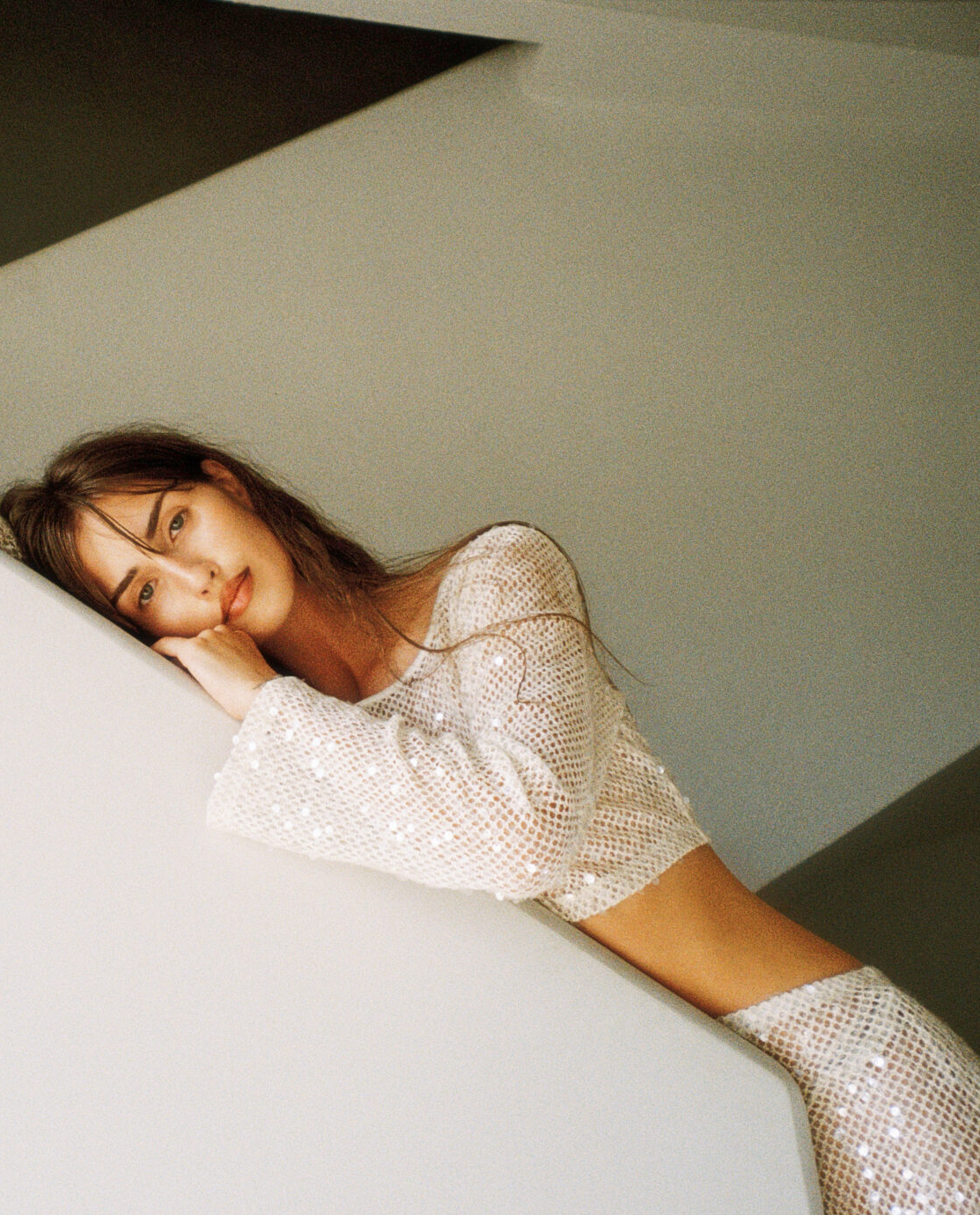 Biały cekinowy set Laguna - Image #4