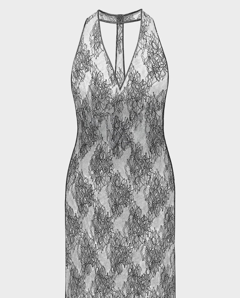 Czarna sukienka Aura