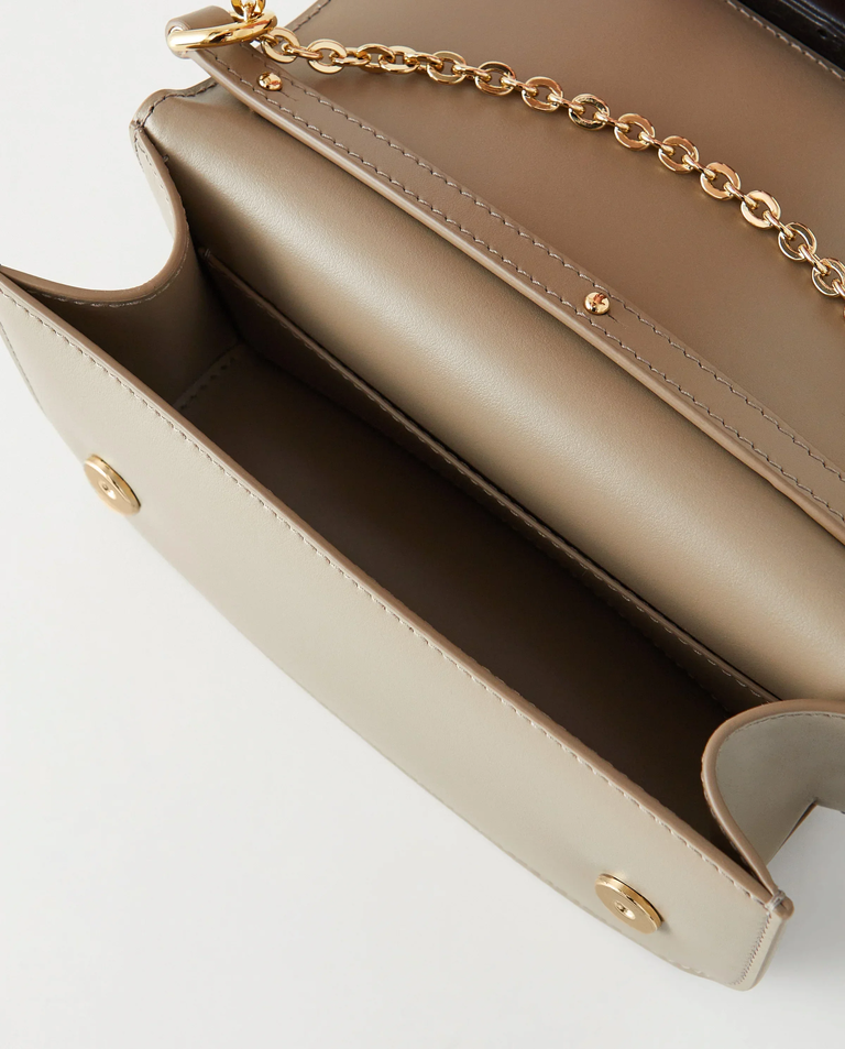 Skórzana torebka z logo 3.5 - Image #3