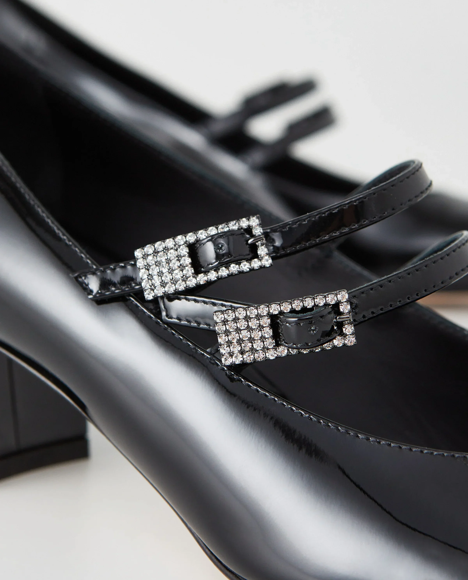 Czarne czółenka Mary Jane Danielle 50 - Image #4