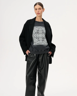 Dwurzędowy wełniany płaszcz Joel - Image #4