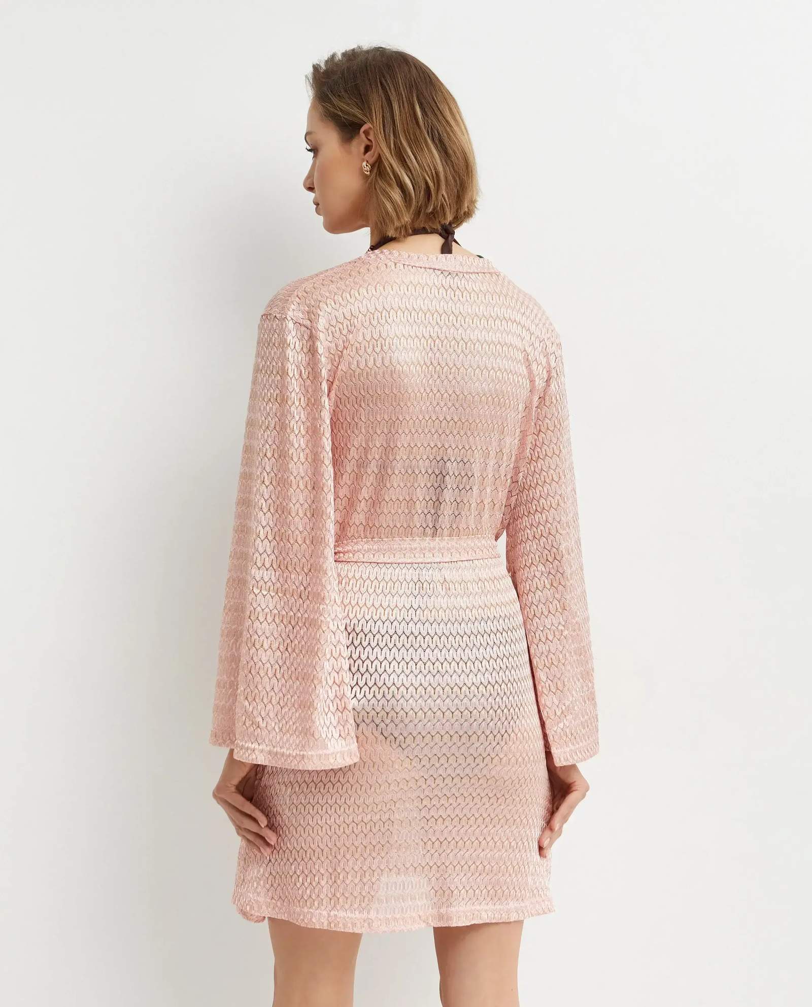 Jasnoróżowa narzutka Anna - Image #3