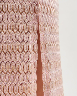 Jasnoróżowa sukienka maxi Mariah - Image #4