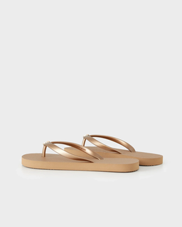 Brązowe japonki z logo - Image #3