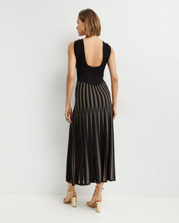 Czarna sukienka midi Rebellion - Image #3