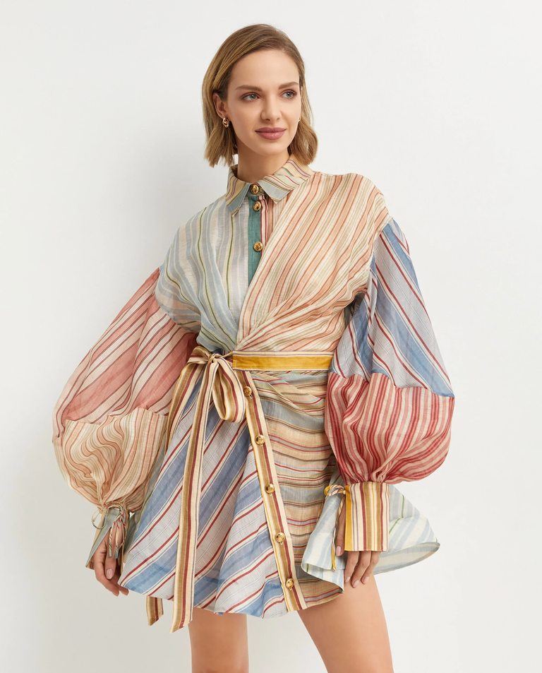 Sukienka w paski Rebellion mini