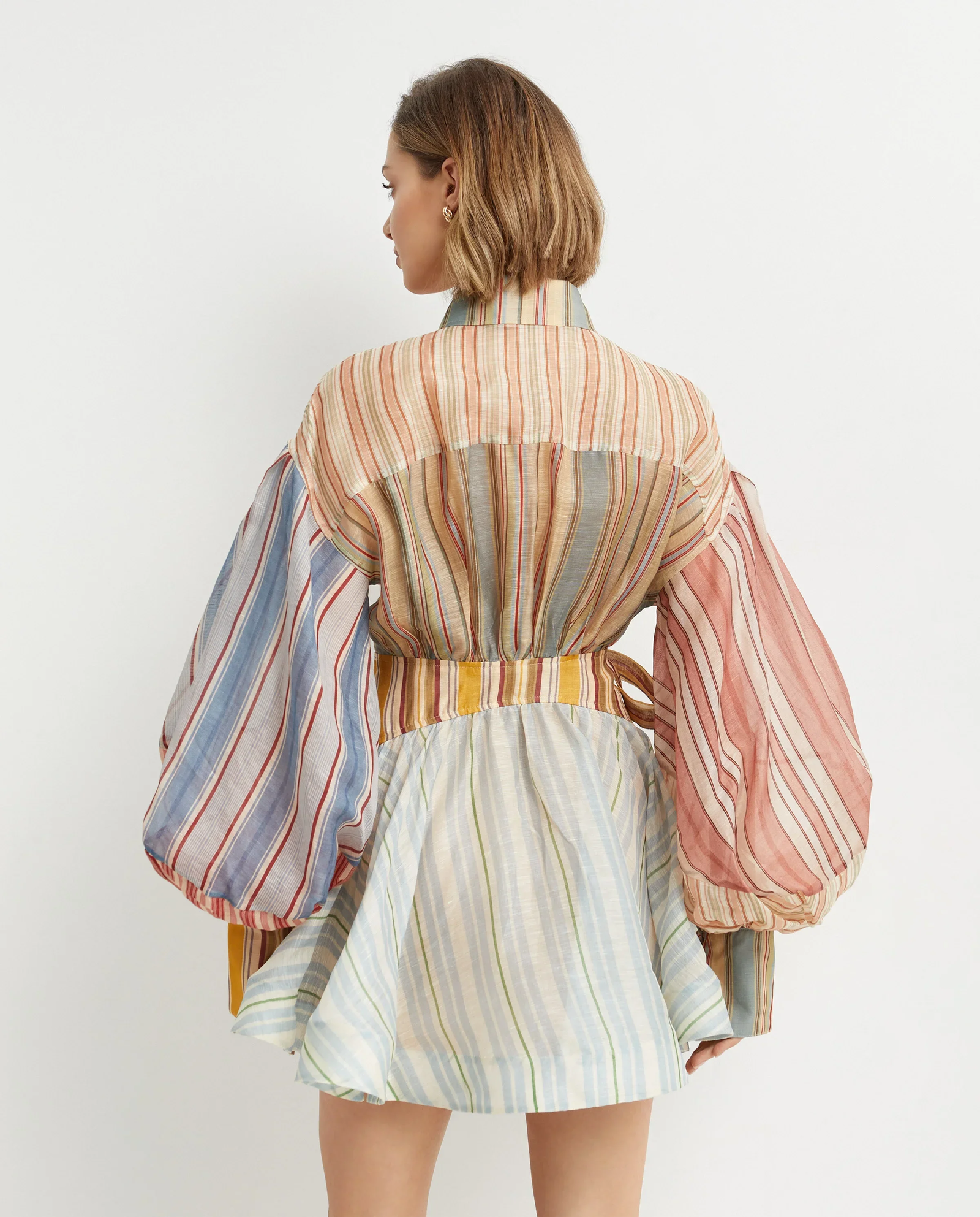 Sukienka w paski Rebellion mini - Image #3