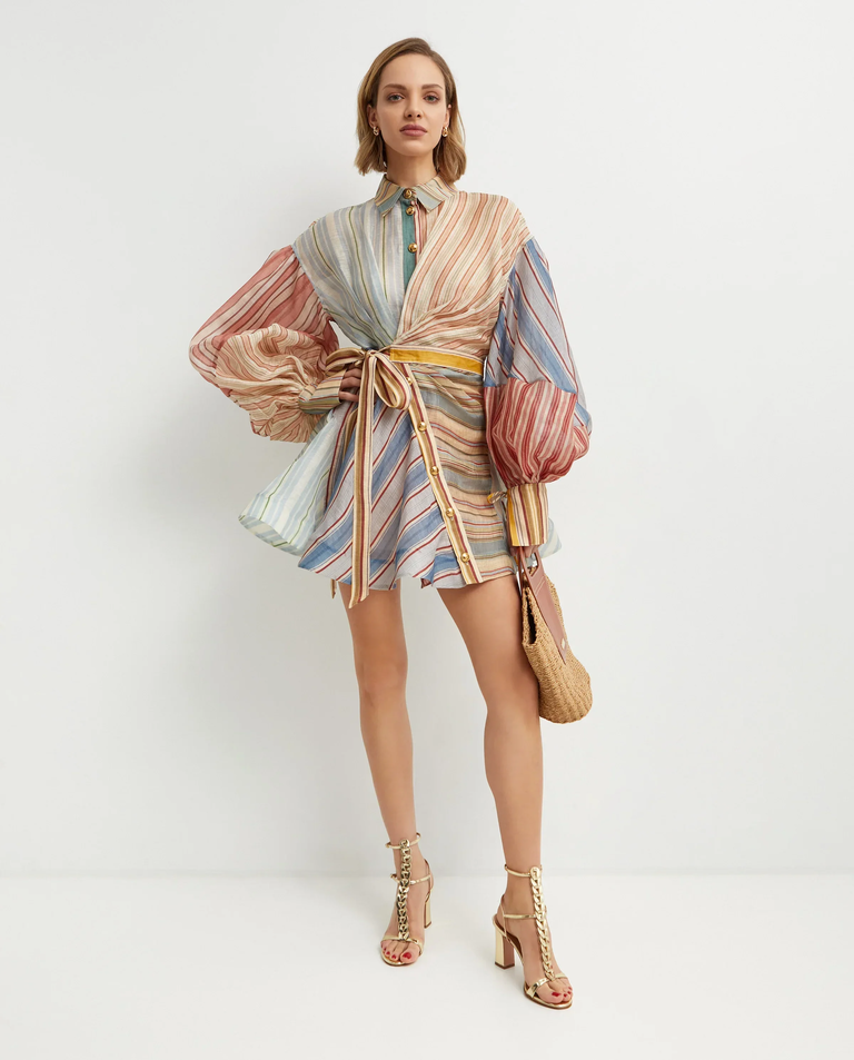 Sukienka w paski Rebellion mini - Image #2